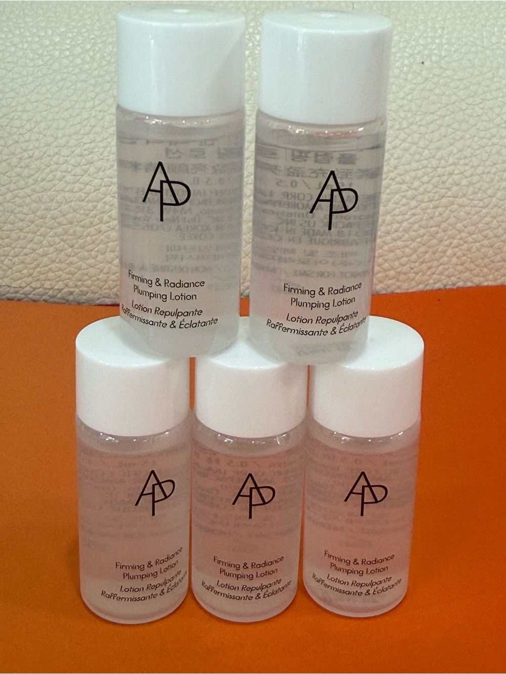 AMORE PACIFIC AP FIRMING AND RADIANCE PLUMPING LOTION 15ml x 5 (75ml). No Box